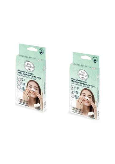 Bee Beauty Aloe Vera Siyah Nokta Bandı 2 x 6'lı