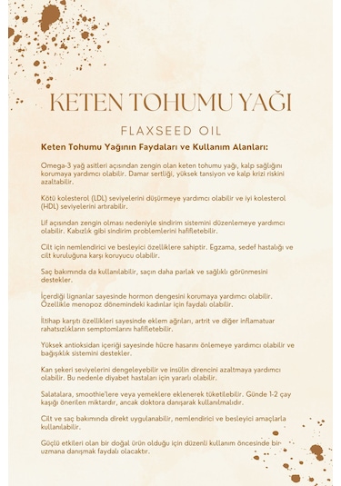 Beauty Voice %100 Saf Keten Tohumu Yağı 2li Set - Losyon Şişe