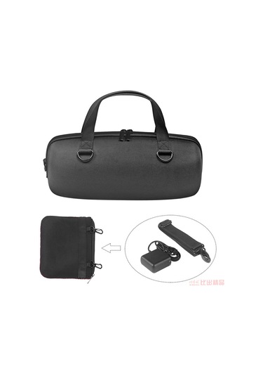 Ximistore9 Jbl Xtreme2/3 Modeli Hoparlörler İçin Siyah Taşınabilir Koruyucu Kutu, Turuncu İç Döşeme İle Taşınma Kolaylığı