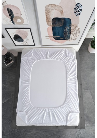 Tek Kişilik Pamuklu Sıvı Geçirmez Fitted Alez 100X200