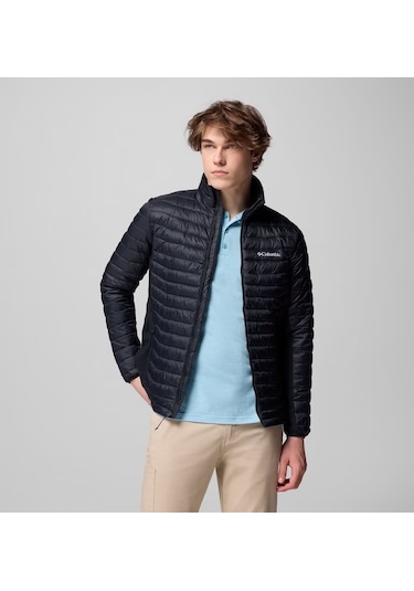 Columbia Powder Pass Hybrid Jacket Erkek Şişme Mont 2134141010 Siyah