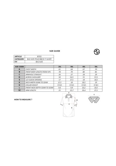 Arma Erkek Battal Büyük Beden Basic % 100 Pamuk Pike Polo Yaka Tişört Y29374870202 Siyah-s1 Siyah