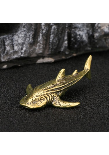 Suntek Mini Köpekbalığı Modeli El Yapımı Ev Dekoru Ofis 5.3cmx3.3cm