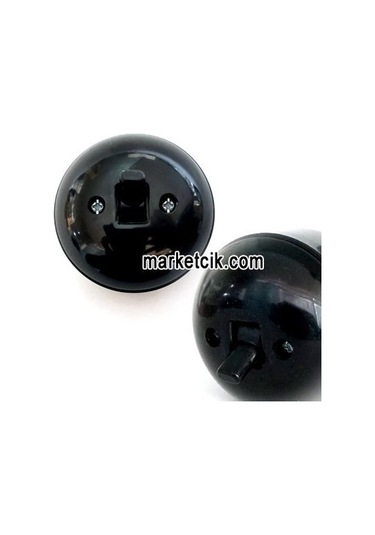 Sıva Üstü Klasik Anahtar Priz, SİYAH RENK Eski Model Anahtar