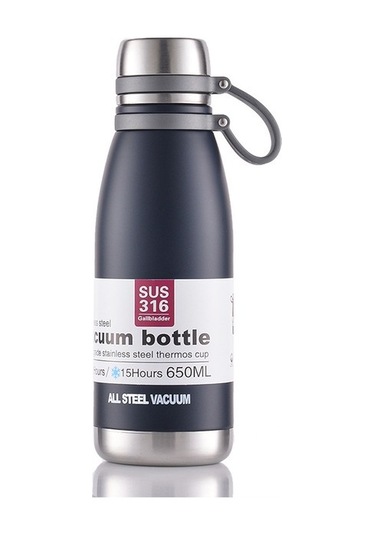 Pangolin Outdoors Çelik Termos - Vakum Yalıtımlı Seyahat Termosu - 316 Paslanmaz Çelik - 650ml/850ml/1100ml Mavi 1 L Mavi