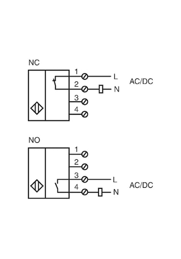 Pepperlfuchs Nbn40-u1-uu ,kübik/40mm Ac/dc-no/nc Endüktif Sensör