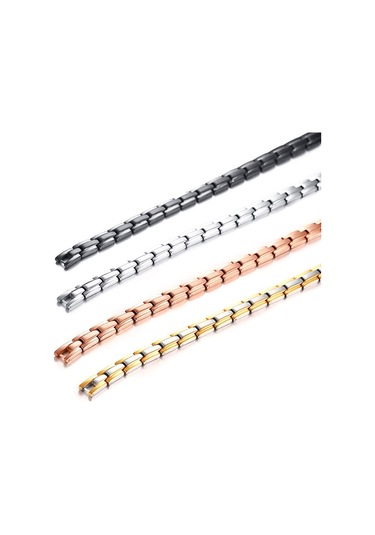 Sones Cnc-007 Manyetik Titanyum Çelik Kolye Takı Çelik Rengi Çelik