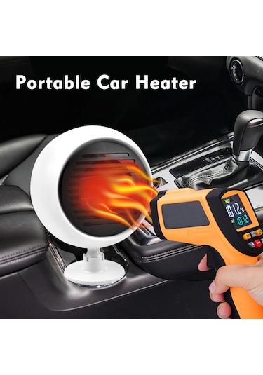 Youmex 12v/24v Taşınabilir Araç Isıtıcı - Hızlı Defrost & Yaz Soğutma Fanı, Çift Modlu Ptc Seramik Isıtıcı