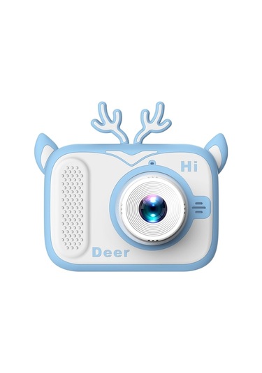 Trendooze Springsun 1080p Mini Karikatür Çocuklar Dijital Kamera Çift Lens 2.0 İnç Ips Ekran Dahili Pil Af