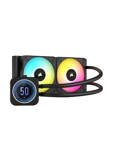 Corsair İcue H100i Elıte Lcd Xt Display 240mm Liquid Cpu Soğutucu