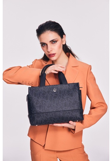Nautica Cn6563t Kadın El Ve Omuz Çantası Siyah Siyah