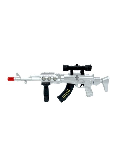 Ak-47 Gun Electric Işıklı Sesli Tüfek