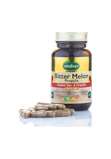 Mindivan Bitter Melon Propolis 60 Kapsül Aromasız