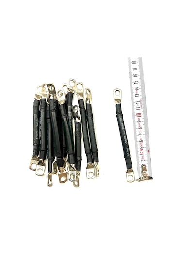 2 Adet 25 Mm2 Akü Seri Veya Paralel Bağlantı Kablosu 15 Cm Pabuç
