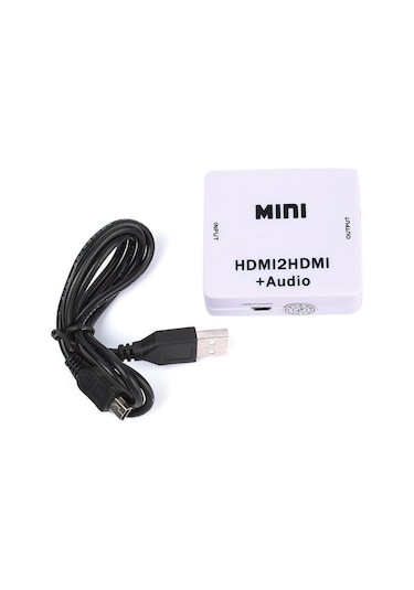 Sirius Hdmı To Hdmi + 3,5 Mm. Dijital Ses Ayırıcı Çevirici Dönüştürücü