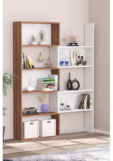 Bicabin Bicabin Ayarlanabilir Raflı Dekoratif Modüler Kitaplık