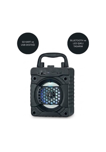 Pl 4171 Sd/usb Bluetooth Işıklı Speaker - Taşınabilir Hoparlör