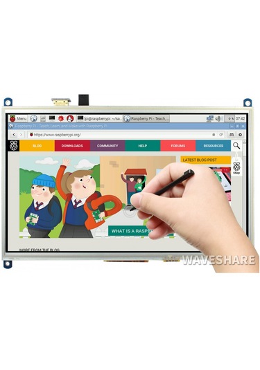 Waveshare 10.1 İnç Rezistif Hdmı Lcd - 1024 600, Hdmı, Ips, 11870