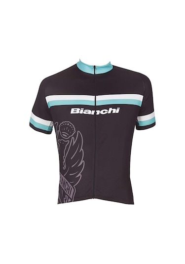 Bianchi Sport Kısa Kol Forma Siyah/Celeste/Beyaz(Xxl) Mavi - Siyah