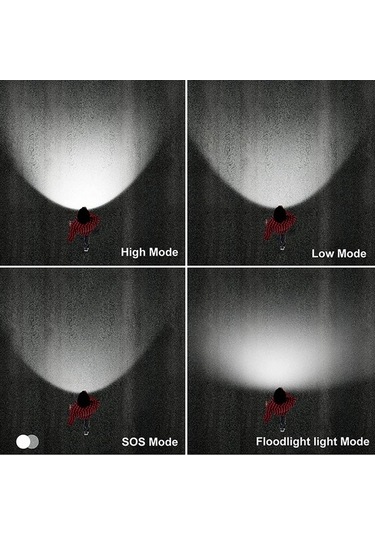 Willowhaven Aydınlatma Modu Kompakt El Feneri Ayarlanabilir Led Kuyruk Anahtarı Alüminyum Alaşımlı Mini Y Altın