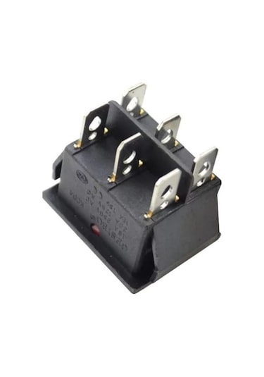 Tekli Soba Anahtarı 6 Pin Geniş Işıklı On-off Ic-105