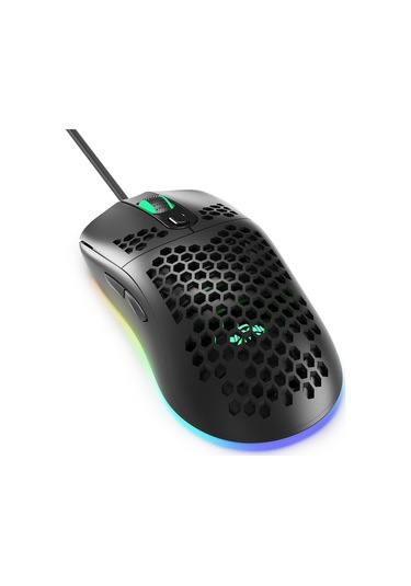 Yaozixa Gm01 Kablolu Mouse Mavi-beyaz: Rgb Arka Işık, 6 Seviye 12000 Dpı Ayarlanabilir, Ergonomik Tasarım, Usb Plug & Play, Programlanabilir Tuşlar