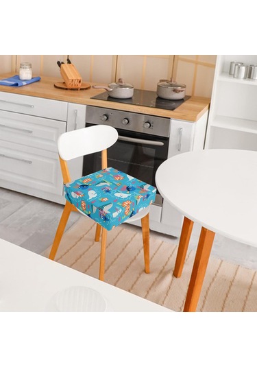 Homyl Sandalye Için Yükseltici Koltuk Minderi, Bebek Erkek Kız Deniz Dünyası