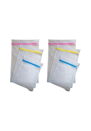 3&amp 39 Lü Çamaşır Yıkama Filesi Set Renkli Fermuarlı Pratik Çamaşır Yıkama Filesi Seti - Mapı-435484 Renkl