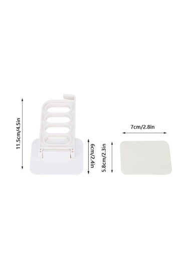 Konesam Bej Pvc Duvar Takımı: Deliksiz, 5 Kg Yük Taşıyan, Döner Dört Delikli + Kanca Çekmecelik Çadır Bej