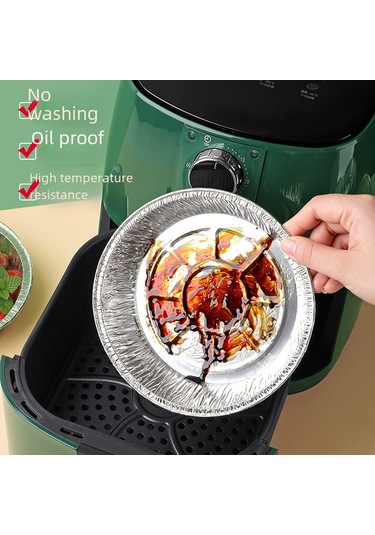 Tenfowee Ev Kullanıma Uygun Hava Fritözü Folyo Tepsisi, Pişirme/grill İçin Yağ Geçirmez, Kaymaz Yüzeyli, 7 İnç Derin Tabak 50 Adet Diğer Tenfowee Ev Kullanıma Uygun Hava Fritözü Folyo Tepsisi, Pişirme/grill İçin Yağ Geçirmez, Kaymaz Yüzeyli, 7 İnç Derin Tabak 50 Adet Diğer