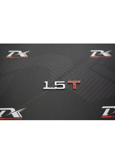Audi 1.5 T Bagaj Krom Metal 3M 3D Yazı Logo