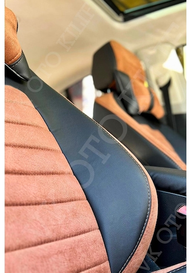 Vk Auto Volkswagen Passat Cc Araca Özel Koltuk Kılıf Kahve-siyah