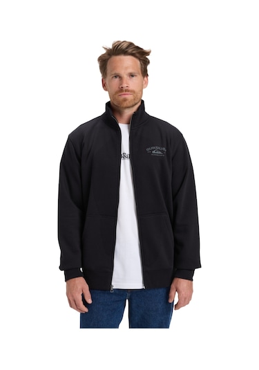 Quıksılver Quiksilver Zip Fleece No Hood Erkek Siyah Sweatshirt 11793 SiYAH