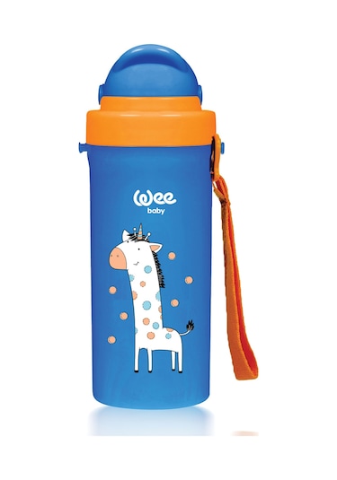 Wee Baby Pipetli Bardak 300 ML Mavi
