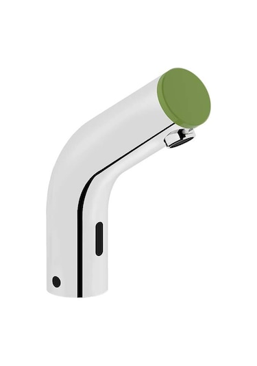 VitrA Sento Çocuk Temassız Lavabo Bataryası Krom Yeşil A47188