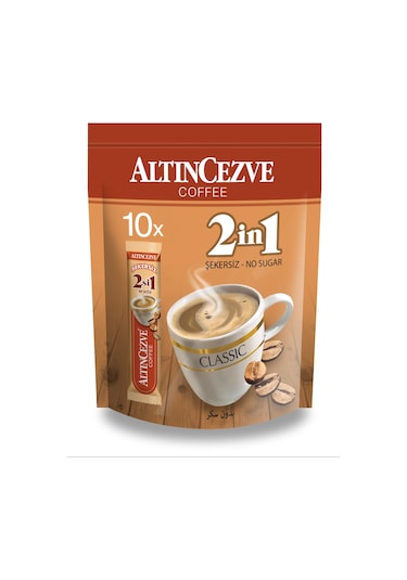 Altıncezve Coffe 2'si 1 Arada Şekersiz Hazır Kahve 10 x 13 G