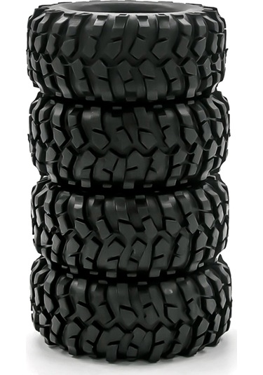Youmex 1/10 Rc Araba İçin 4 Adet Kauçuk Lastik, Trx4 Scx10 90046 90047 Cc01 Uyumlu, 96mm Dış Çap, 48mm İç Çap, 40mm Genişlik Bjm150