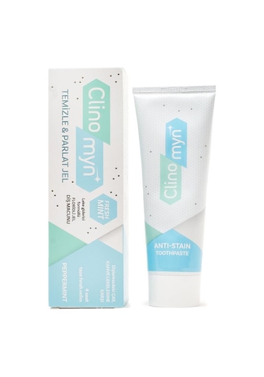 Clinomyn Temizle & Parlat Leke Giderici Diş Beyazlatan ve Parlatan Jel Diş Macunu 75 ML