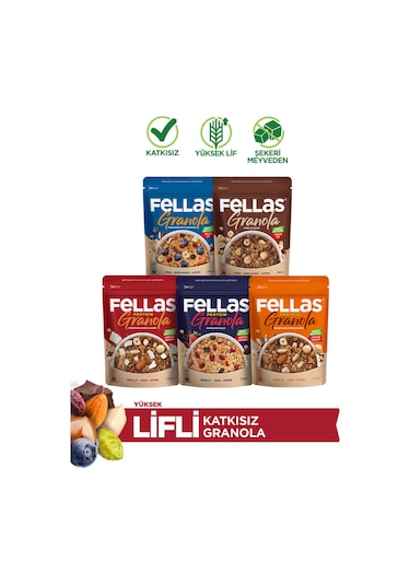 Fellas Granola Süper 5'li Paket