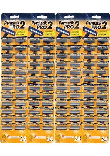Gillette Permatik Pro 2 Tıraş Bıçağı Pro2 2 x 96'lı