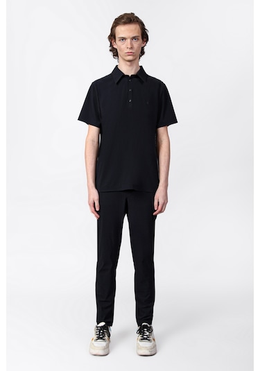 Isaora Erkek Polo Yaka T Shirt Isr31140 Siyah