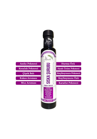 Zengin İçerikli Doğal Sıska Şurubu 250 Ml