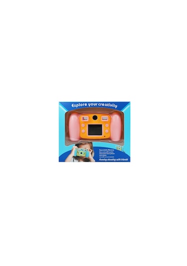 Piili Kids 1080p Camera Pembe