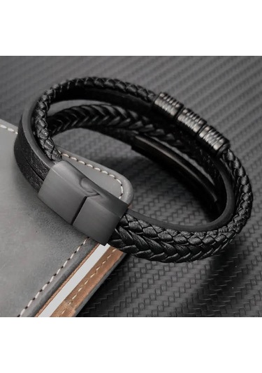 Gogoey Dbg9898 Erkek Deri Bileklik Çok Renkli