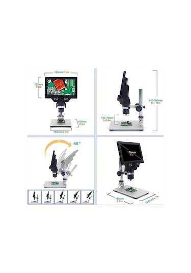 Class Cms-011 Lcd Ekranlı Mikroskop 7" 12mp