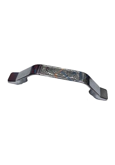 Dekoratif Zamak Kulp İçten - 64mm, Nikel, 1 Adet