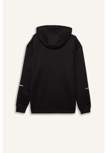 Defacto Defactofit Standart Fit Kapüşonlu Sporcu Sweatshirt D3736ax25wnbk81 Siyah Defacto Defactofit Standart Fit Kapüşonlu Sporcu Sweatshirt D3736ax25wnbk81 Siyah