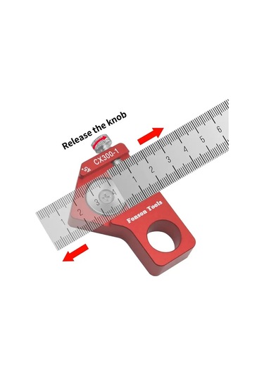 Fonson Ağaç İşleme İşaretleme Kare Cetvel Ölçme Aleti Ana Gövde