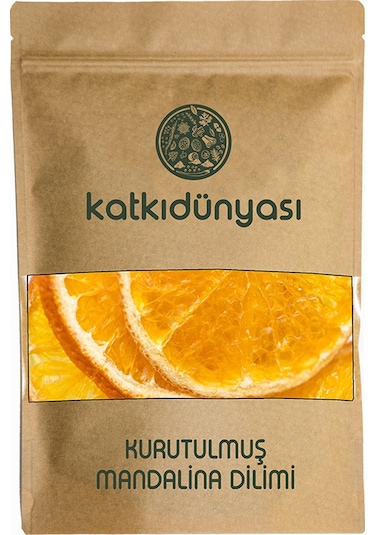 Katkı Dünyası Kurutulmuş Mandalina Dilimi 250 G