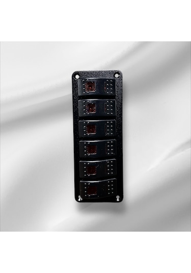 Panel Tekne 6,lı Switch Panel Estetik Görünüm